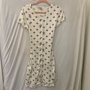 Camp Funtime white and black dress size small